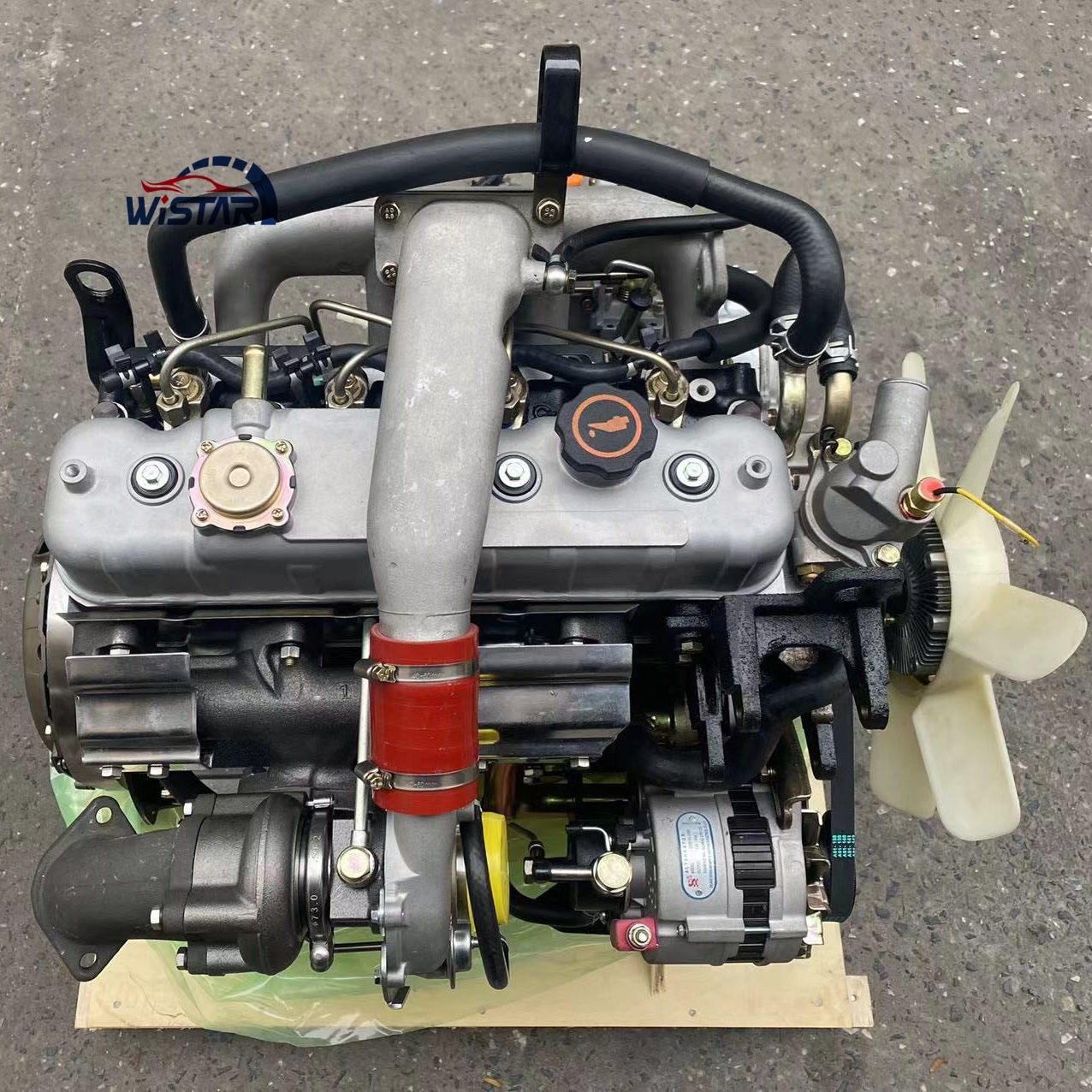 High Performance SOHC Inline 4-cylinder Long Block JB1 4JB1T Motor 4JB1 4JB1T Turbo Diesel Engine Assembly for Isuzu 100p